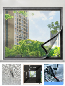 Watthour | Invisible Anti-mosquito Window Screen Easy Installation Self-adhesive No Drilling