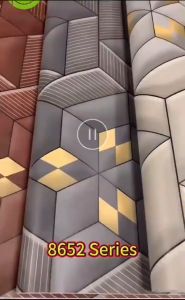 Wallpaper Dinding Stiker Wallpaper Marmer 3D Hijau Mewah 7m s/d 8m Lebar 45cm