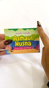 Buku Asmaul Husna : Asmaul Husna Translite Terjemah Arab Latin dan Artinya Ukuran A7 Saku