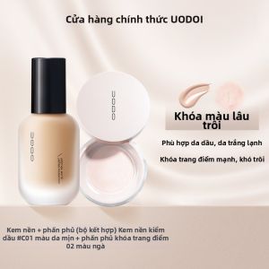 UODO | Bộ Bột và Kem Nền Kiềm Dầu Chống Nước Dài Lâu