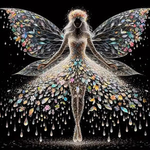 Acrylic Paint By Numbers Fantasy Ballerina Painting By Numbers on Canvas Coloring By Number for Adults Paint Digital Art