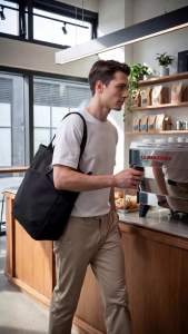 MARK RYDEN Bag for Men Tote Bag 15.7L Capacity 16.2 Inches Laptop Bag Waterproof MR6112