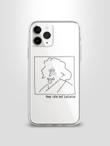 Einstein LueLueLue Creative Phone Case Full Cover Fun Artist Design Shockproof Liquid New Huawei Mate70 Interesting iPhone15 Anti-Fall