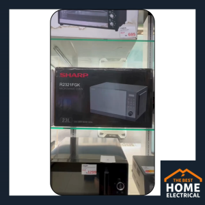 Sharp 23L Easy Cleaning Maintenance Digital Dial Flatbed Microwave Oven R2321FGK