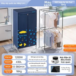 Midea | Máy Sấy Quần Áo Gấp Gọn Tự Động