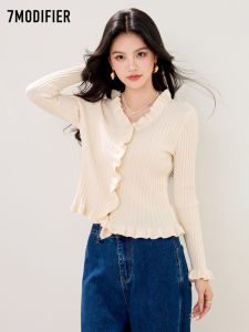 7.Modifier | Áo Sweater Len Cổ Lọ Gỗ Sang Trọng Đẹp Mắt
