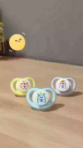 PIGEON BABY Minilight Pacifier Night Time Glow In The Dark - Empeng Bayi Lembut BPA Free