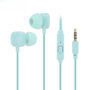 หูฟังสายบิด Type-C หูฟังแบบใส่ในหูสำหรับเล่นเกมสำหรับโทรศัพท์มือถือแบบแบนเสียงสเตอริโอแบบอเนกประสงค์พร้อมสายเสียงกลวง