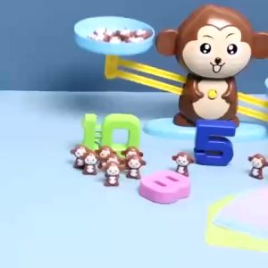 Đồ chơi cân thăng bằng toán học hình chú khỉ cân thăng bằng học số phép tính thông minh giáo dục cho bé