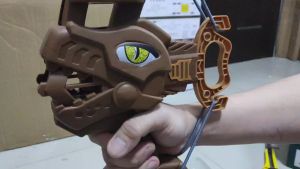 DINOSAUR CROSSBOW ARROW TOY SHOOTING GAME TOY BLASTER TOY FOR KIDS\\n\\n What is the Dinosaur Crossbow Arrow Toy?\\n\\nThe Dinosaur Crossbow Arrow Toy is an interactive toy for children that combines fun and education in one cool design. This unique toy features a dinosaur design and includes six balls, making it perfect for shooting games and enhancing motor skills.\\n\\n**Cool Design & Easy to Use for Children**\\n\\nThe Dinosaur Crossbow Arrow Toy has a cute and charming design that will capture the attention of any child. It is easy to use, making it ideal for kids aged 3 and up. The toy measures 13 inches in actual height, providing the perfect size for little hands to hold and aim.\\n\\n**Included 6 Balls & 13 Inches Actual Height**\\n\\nAlong with the crossbow toy, you'll receive six balls to use during playtime. These balls are made from soft and durable materials, ensuring safety and longevity. The 13-inch height of the toy makes it easy for children to aim and shoot, allowing them to enjoy their shooting game without any difficulty.\\n\\n How to Use the Dinosaur Crossbow Arrow Toy\\n\\nUsing the Dinosaur Crossbow Arrow Toy is simple and straightforward. Follow these step-by-step instructions to get started:\\n\\n**Step-by-Step Guide for Kids**\\n\\n1. Hold the Dinosaur Crossbow Arrow Toy firmly with both hands.\\n2. Place one of the included balls in the arrow slot at the top of the toy.\\n3. Pull back the string using the trigger mechanism.\\n4. Aim at your desired target and release the trigger to shoot the ball.\\n\\n**Tips for Parents & Educators**\\n\\nParents and educators can help children learn to use the toy safely and effectively by providing guidance and support. Encourage kids to aim at targets such as cardboard boxes or small objects to practice their shooting skills. Additionally, teach them to take turns and share the toy with friends or siblings.\\n\\n Benefits of the Dinosaur Crossbow Arrow Toy\\n\\nIn addition to being fun and engaging, the Dinosaur Crossbow Arrow Toy offers several benefits for children's development:\\n\\n**Enhancing Motor Skills & Hand-Eye Coordination**\\n\\nBy using the Dinosaur Crossbow Arrow Toy, kids can improve their motor skills and hand-eye coordination. The act of aiming, pulling back the string, and releasing the trigger helps develop fine motor control and precision.\\n\\n**Encouraging Creativity & Imagination**\\n\\nThe dinosaur-themed design of the toy sparks creativity and imagination in children. They can pretend to be paleontologists, explorers, or even dinosaurs themselves while playing with the toy. This encourages creative thinking and role-playing, which are essential skills for cognitive development.\\n\\n Where to Buy the Dinosaur Crossbow Arrow Toy\\n\\nYou can purchase the Dinosaur Crossbow Arrow Toy from various online retailers and local stores. Look for reputable sellers who offer competitive prices and discounts. Some popular online platforms include Amazon, Walmart, and Target. Be sure to check for any ongoing promotions or special deals before making your purchase.\\n\\n Conclusion: Why Choose the Dinosaur Crossbow Arrow Toy?\\n\\nThe Dinosaur Crossbow Arrow Toy is an excellent choice for parents and educators looking for an interactive toy that combines fun and education. Its cool design, ease of use, and educational benefits make it a great gift for children aged 3 and up. So why wait? Get your hands on this amazing toy today and watch your child's motor skills, creativity, and imagination soar!\"