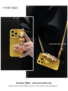 Cartoon Portrait Wristband Phone Case for Apple 17Promax iPhone 16Pro Protective Cover 14 Crossbody 12Promax Backpackable 15Pro Womens 11 Full Cover 13 Anti-Fall Case
