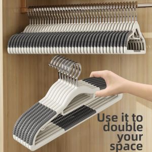 Non-slip and Shoulder Mark Preventing Hangers 100 Pieces