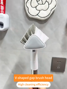 Joybos 2 in1Floor brush floor scrubber Magic Broom Multi-Functional Long Handle Hard Bristles Brush