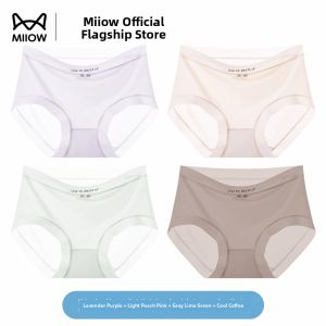MiiOW | Seamless Antibacterial Summer Cotton Crotch Briefs