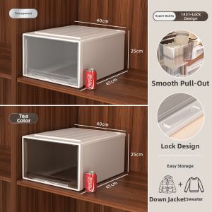 XUNHUAI | Drawer-Accessible Transparent Lingerie Storage Box