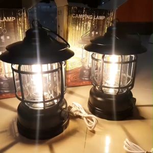 DayWalkers แคมป์ไฟ ไฟ LED คลาสสิค ชาร์จไฟได้ ปรับแสงอุ่นได้ Waterproof Retro Outdoor Camping Light ไฟแคมป์ฉุกเฉินแบบพกพา
