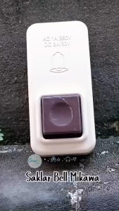 Saklar Bell Switch Bel Listrik Putih - Bell Rumah / Cerdas Cermat Praktek Sekolah
