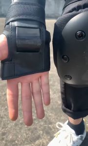 6 Pcs/Set Pelindung Lutut Deker Skateboard Inline Skate Knee Pad Protector Sepatu Roda Protector Pelindung Lutut Siku Universal