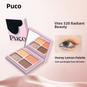 Puco | Four-color Matte and Shimmer Eyeshadow Palette