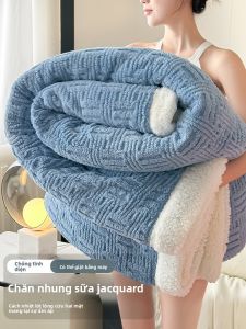 JIFANPAUL | Chăn Lông Cừu Dày Cho Thu Đông Ngủ Trưa Văn Phòng