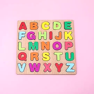 COD Mainan puzzle kayu edukasi anak jigsaw puzzle anak motif huruf & nomor