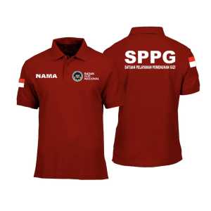 KAOS/SPPG SATUAN PELAYANAN PEMENUHAN GIZI//KAOS POLO KEREN BISA COD