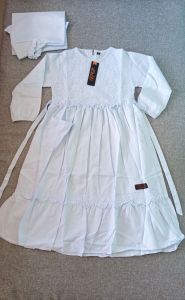 TERBARU!! Gamis anak perempuan TK/SD manasik haji katun