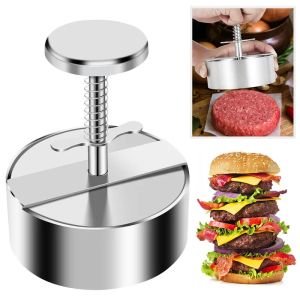 1PC Non-Stick Hamburger Patty PressCheeseburger Patty Maker Mold For Meat Beef Cheese VeggieBurger Maker For Grill Griddle BBQ