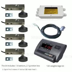Cảm biến cân Xk3190-A12 E bộ cảm biến tải trọng dụng cụ cân vật nuôi 500KG 1T 2T 3T 5T thông số kỹ thuật Brazil AC220V