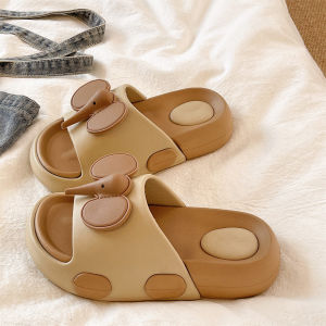 XMAW | Cute Elephant Patterned Slip Resistant Summer Womens Thick Soled Sandals