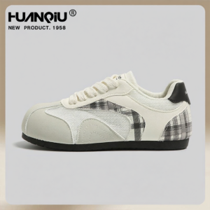 HuanQiu | Red Breathable Womens Sports Shoes Vintage Commute Student