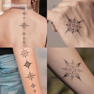 สติกเกอร์สักลายมินิมอลสำหรับมือ คอ ไหล่ และข้อเท้า สติกเกอร์สักลายขนาดเล็ก สวยงาม ทนทาน ใช้ได้ยาวนานถึง 15 วัน