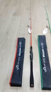 FIXORY ENDURE SPINNING SOLID ROD ( RED/ LUMINOUS GREEN )