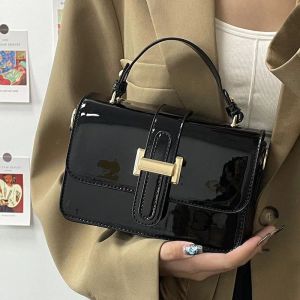 Niche High-end Shiny Small Square Bag for Women 2025 New Style Versatile One-shoulder Commuter Messenger Bag for Women