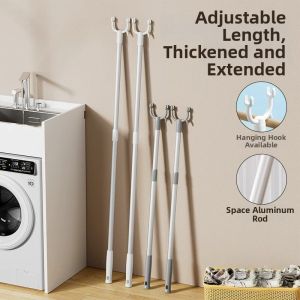 Telescopic Clothing Hanger Convenient for Reaching