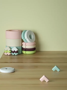 Baby Safety Edge Protector 2M W Shape Thick Soft NBR Corner Guard Strip Cream 防撞条 Ready Stock