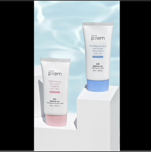 Korea Make Prem Suncream 50ml Sunscreen Sensitive Dry Oily Skin Tone Up Sunscreen UV Defense Me Calming Hypoallergenic