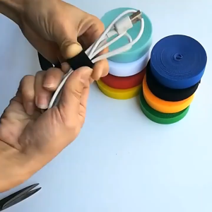 Velcro Pengikat Kabel Tanaman 1 Meter Fiber Velcro Strap plants Cable Organizer