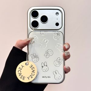 CANYU | Cute Ins Style Simple MiFu Rabbit Portrait Protective Phone Case for Models