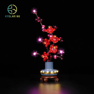 Kyglaring LED Light Kit for Lego Icons Series 10369 Humble Bone Plum Blossom Toy Building Block Lighting Decorations