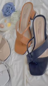 Melangkah Collection Grecia Heels Wanita Hak 5cm Sandal Wanita Kekinian