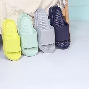 รองเท้าแตะผู้หญิงฤดูร้อน รองเท้าแตะผู้หญิง รองเท้าผู้ชาย รองเท้าแตะพื้นหนาแบบไม่มีเสียง รองเท้าแตะในบ้านแบบพื้นนุ่ม รองเท้าแตะในบ้านแบบกันลื่นสำหรับผู้ชายฤดูร้อน