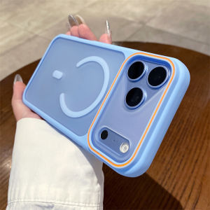 Ốp Lưng Từ Tính Mờ Trong Suốt Sang Trọng Cho iPhone Vỏ PC Chống Sốc Tương Thích Với Sạc Không Dây Magsafe Tương Thích Với Các Mẫu 11 Đến 18 Plus