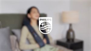 Pijat Leher Philips 6 Partikel & Fungsi Pemanasan Wireless 110 Menit PPM3521