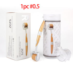 ZGTS 192pin Derma Roller 0.2mm Derma Rolling System Microneedle Dermaroller Tips Derma Pen for Face Care and Hair