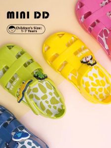 YECO MINI DD | Kids Fun Beach Sandals with Cute Accessories Pebble Pattern