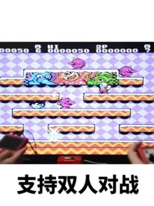 《 𝟮 𝗣𝗟𝗔𝗬𝗘𝗥 》 400 Games Retro Portable Video Games Classic Console Double Remote Control Gameboy TV Mario Pemainan 游戏机