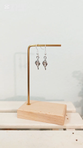 Made-to-Order SG - Eye of Wonder Drop Earrings Handmade Contemporary Earrings Collection