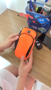 🔥ที่รัดแขนวิ่ง กระเป๋าวิ่ง ออกกําลังกาย ขี่จักรยาน สายรัดแขน 2ช่อง มีรูหูฟัง ออกกำลังกาย ใส่วิ่ง ใส่เล่นกีฬา