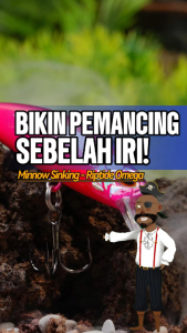 UMPAN PANCING RIPTIDE OMEGA LUYA BAIT SINKING LURE BERAT 9 GR PANJANG 8 CM